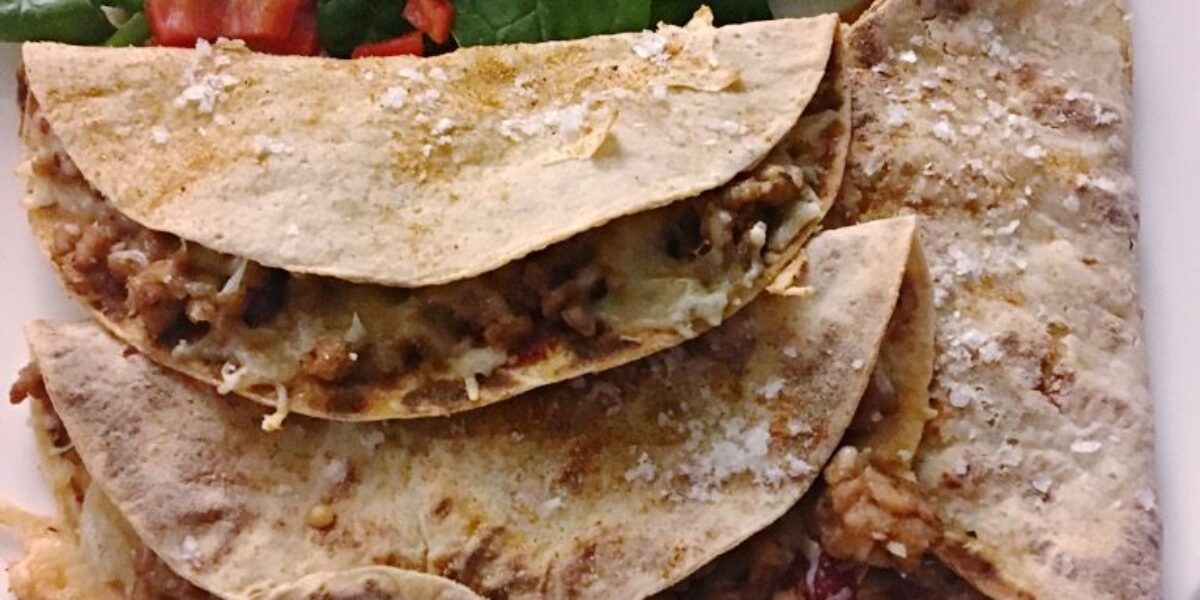 Enkle quesadillas på menyen
