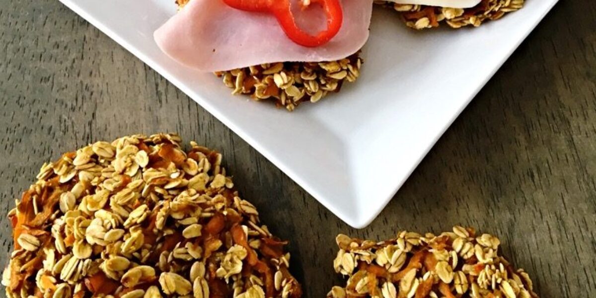 Havrebrød med gulrot – kun 3 ingrediensar!